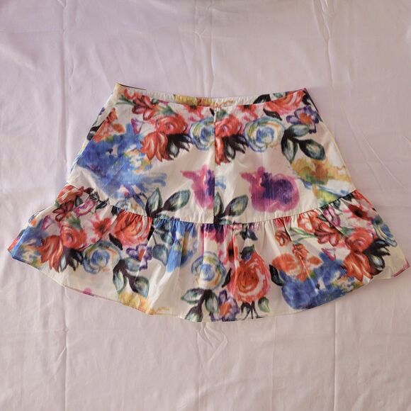 Amanda Uprichard X Revolve Gabbie Pasadena Skort 26 inch Floral Mini Preppy - Picture 2 of 10
